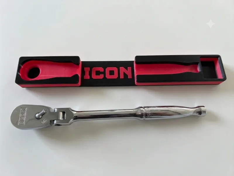 Icon G2 3/8 Flex Ratchet Gridfinity