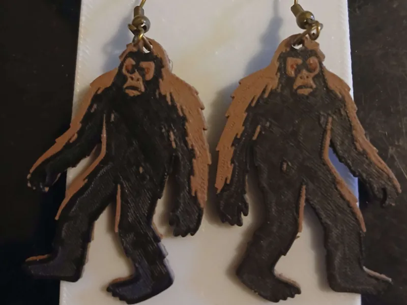 Bigfoot Earrings