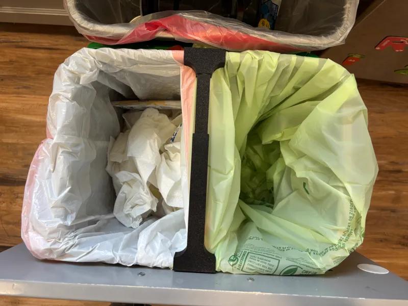 Garbage Pail Divider