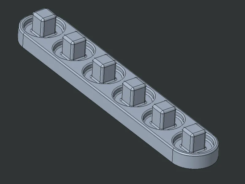 6 - 3/8th inch Socket Holder