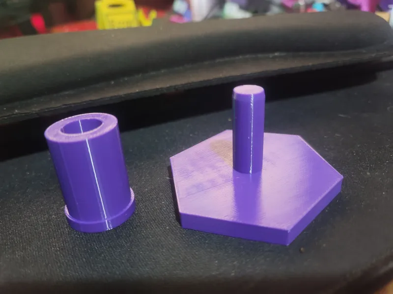 Hexagon Frag Plug and holder