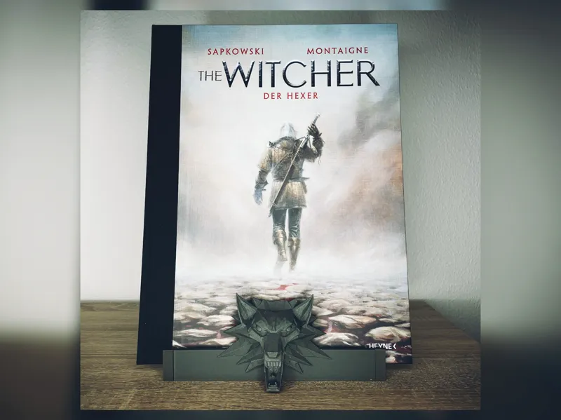 School of the Wolf - Bookstand for Witcher books