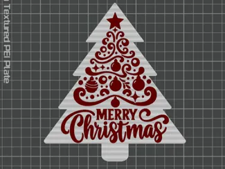 Merry Christmas Tree Decoration