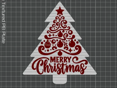 Merry Christmas Tree Decoration