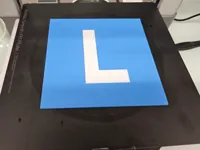 Schweizer Lernfahrschild (L-Schild) / Swiss Learner Driver