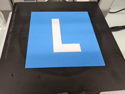 Learner Driver Sign (L-plate)