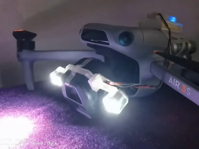 大疆Air3s云台灯-前支臂线束卡子/DJI Air3s Gimbal Light - Parts