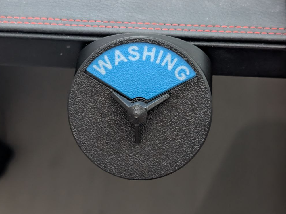 Dishwasher status indicator