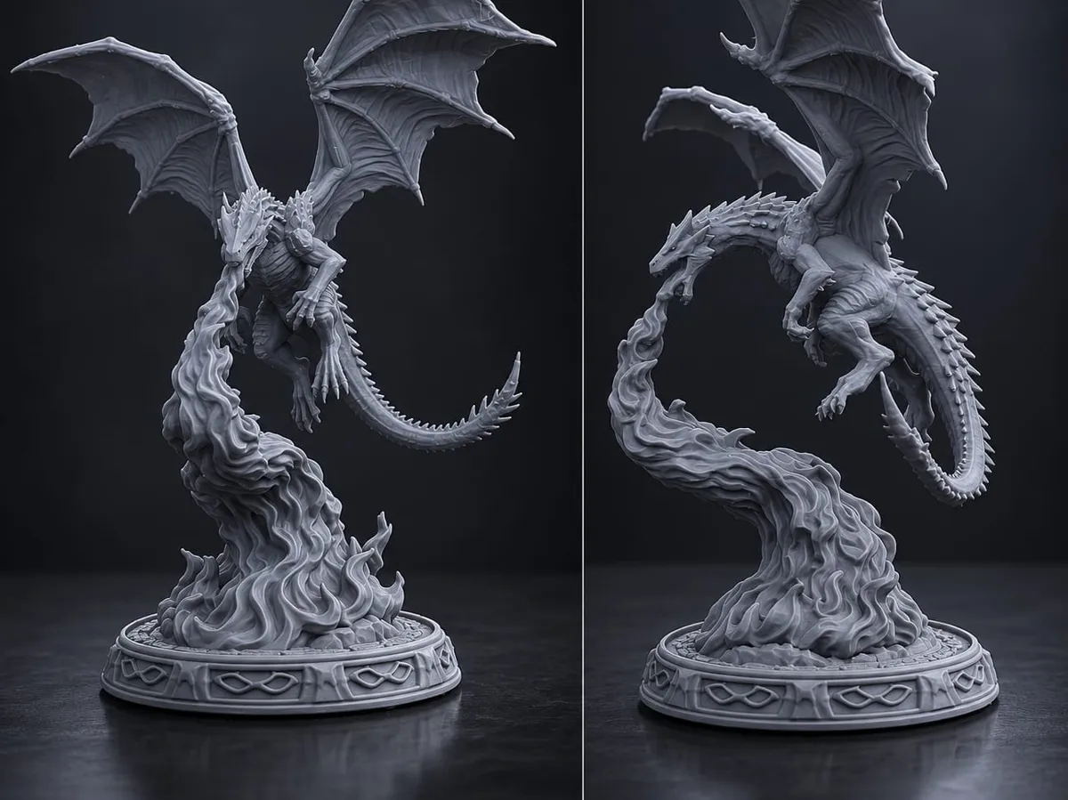 Fire Breathing Dragon - Levitation - Free 3D Print Model - MakerWorld