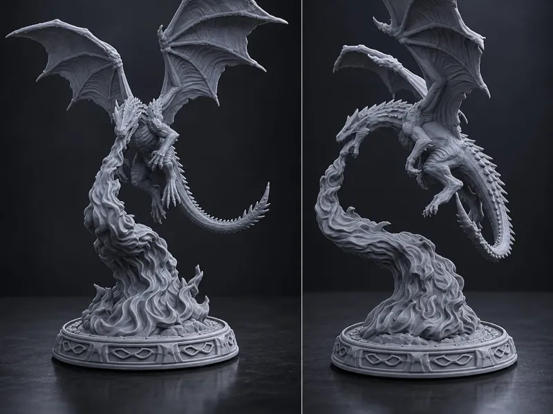 Fire Breathing Dragon - Levitation