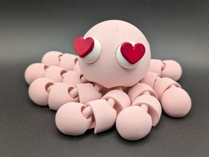 BIG Heart Eyes Octopus