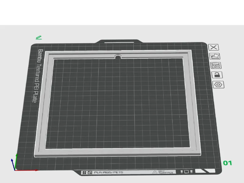 Frame For Hueforge 200x200 mm 