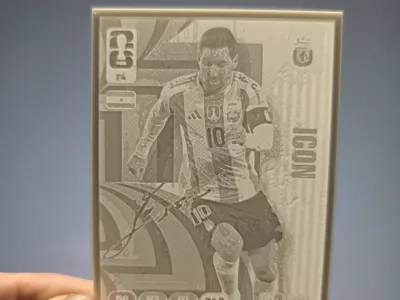 Messi Icon 3D Sticker (Panini Album 2026)