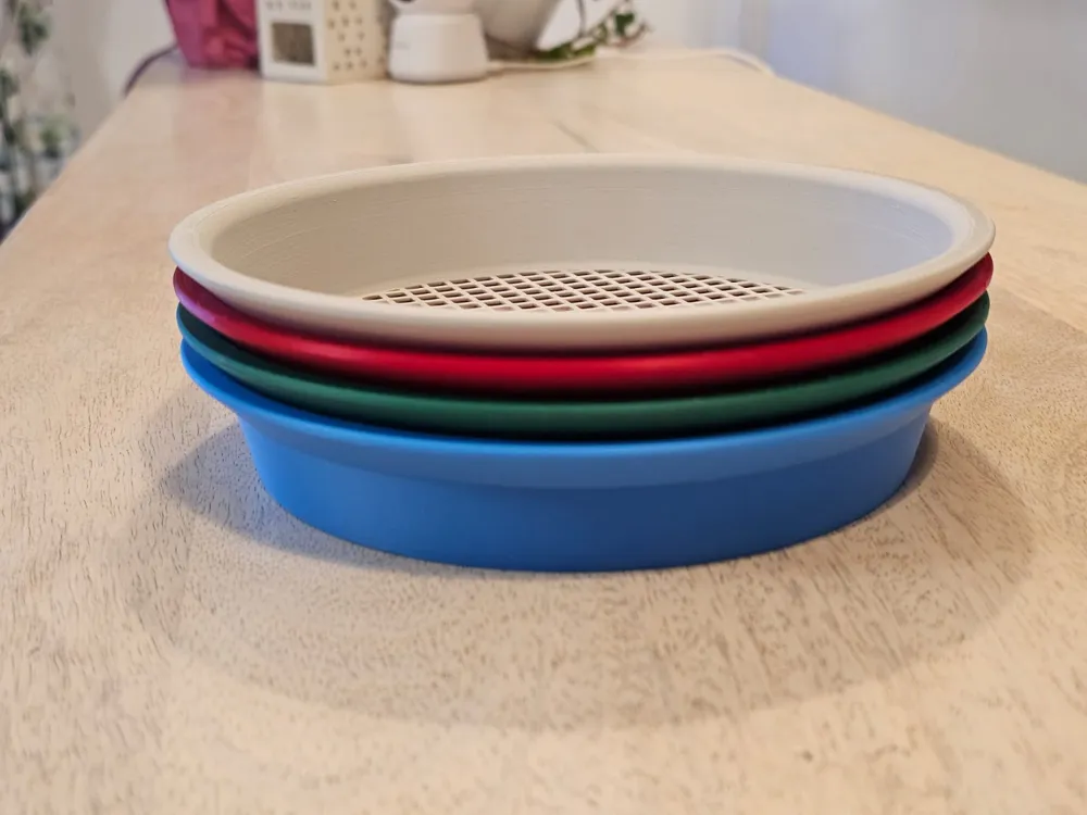 Sieve (diferent mesh size) by Michal MakerWorld Download Free 3D Models