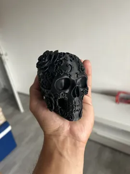 Adorno temático: Rose skull — vista de referencia 5