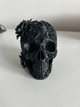 Adorno temático: Rose skull — vista de referencia 4