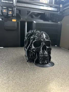 Adorno temático: Rose skull — vista de referencia 3