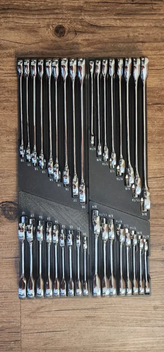 GEARWRENCH 34 Piece Wrench Set Magnetic Tray