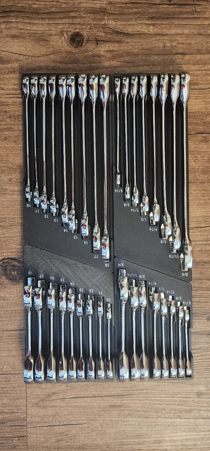 GEARWRENCH 34 Piece Wrench Set Magnetic Tray