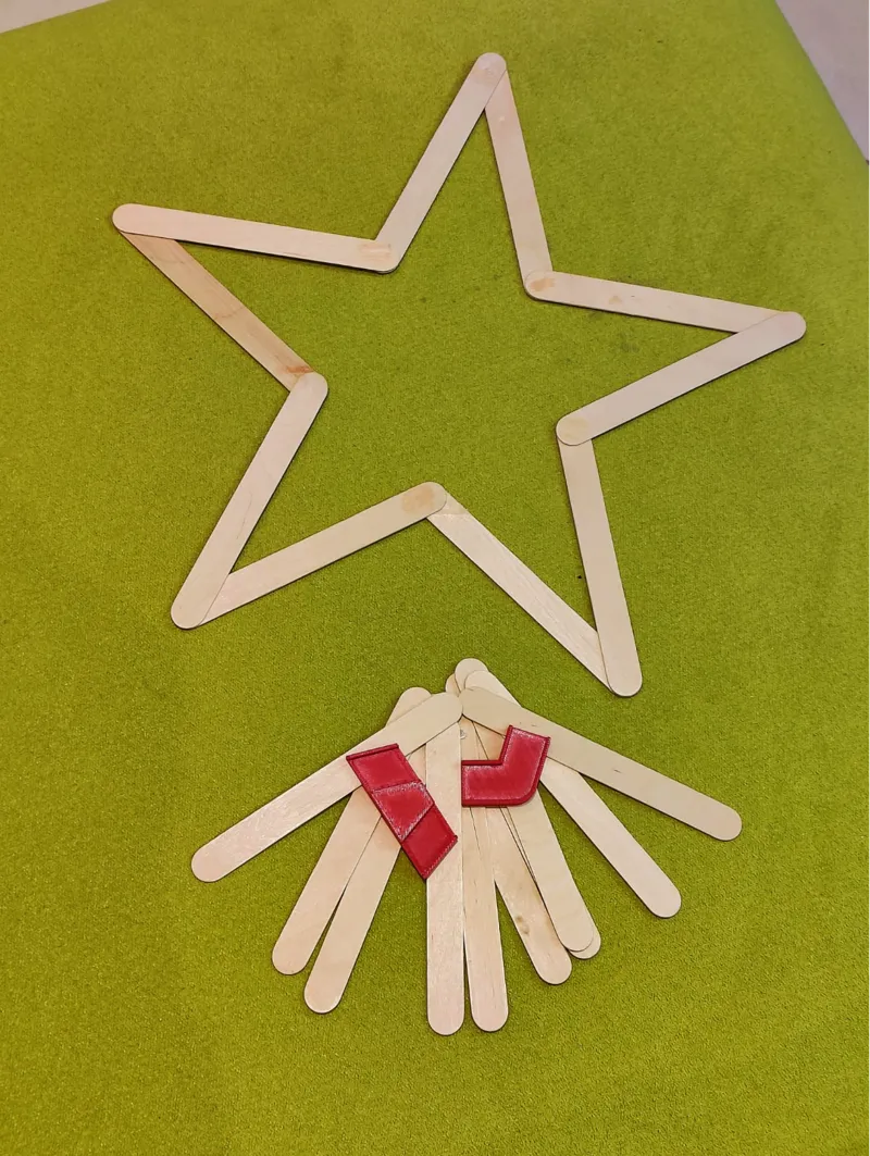 Popsicle Sticks Star Jig