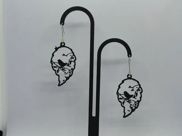 Pendientes Alas en la Rama