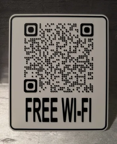 Working Prank QR Code Sign - Free 3D Print Model - MakerWorld