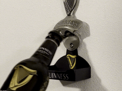 Porta tappi Guinness da muro