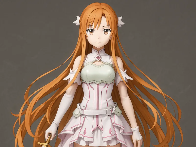 Asuna Yuuki –Figure Sword Art Online -CM adaptavel