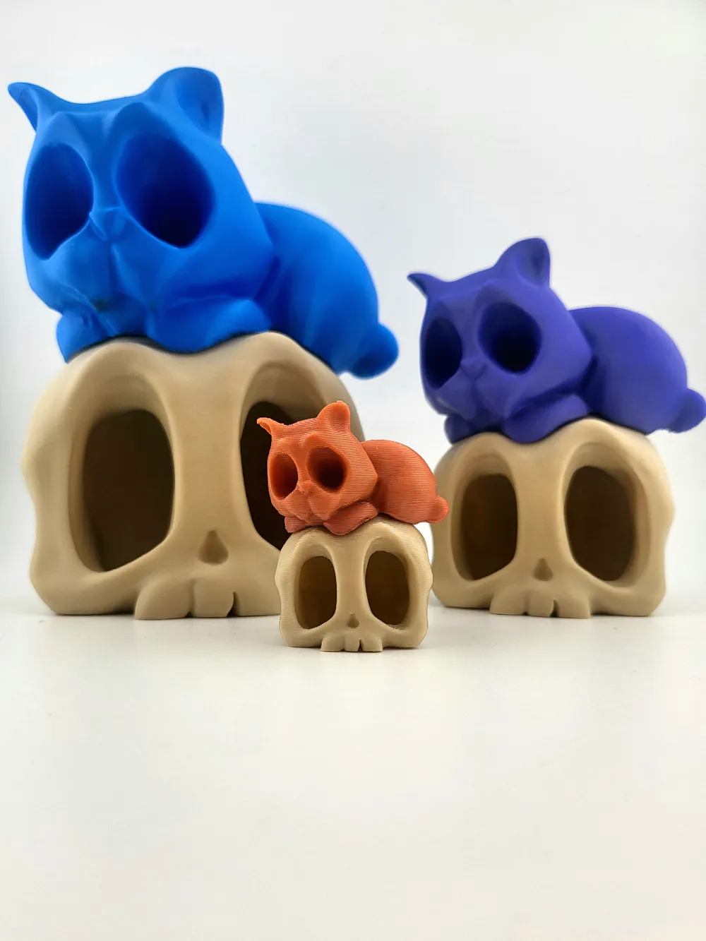 kawaii cat skull sweet cute by Mad power MakerWorld: Download Free 3D ...