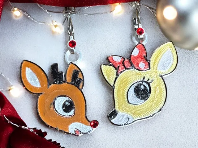 Rudolph and Clarise earrings