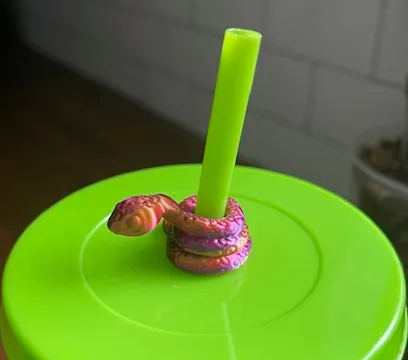 3 Different Snake Straw/Tumbler Toppers