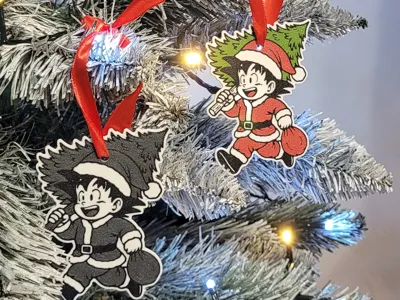 Dragon Ball – Goku Christmas Ornament (Fan Art)