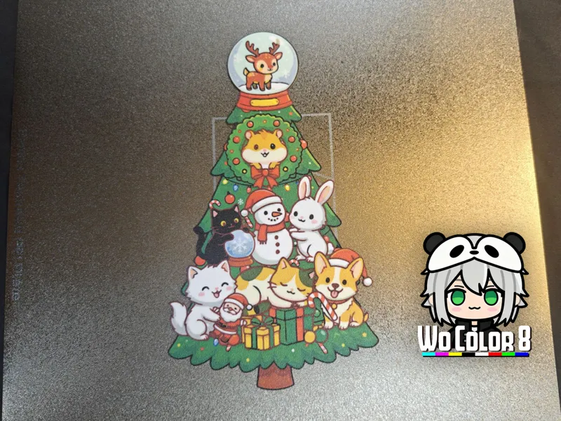 Christmas Tree by 6 color FDM