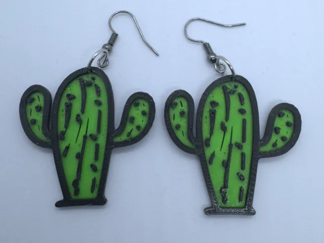 Pendientes Cactus