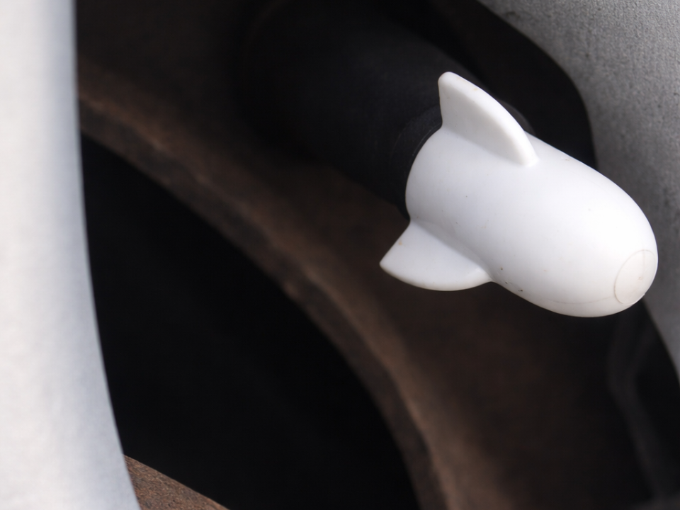 Rocket Tire Valve Cap (Fun Design)