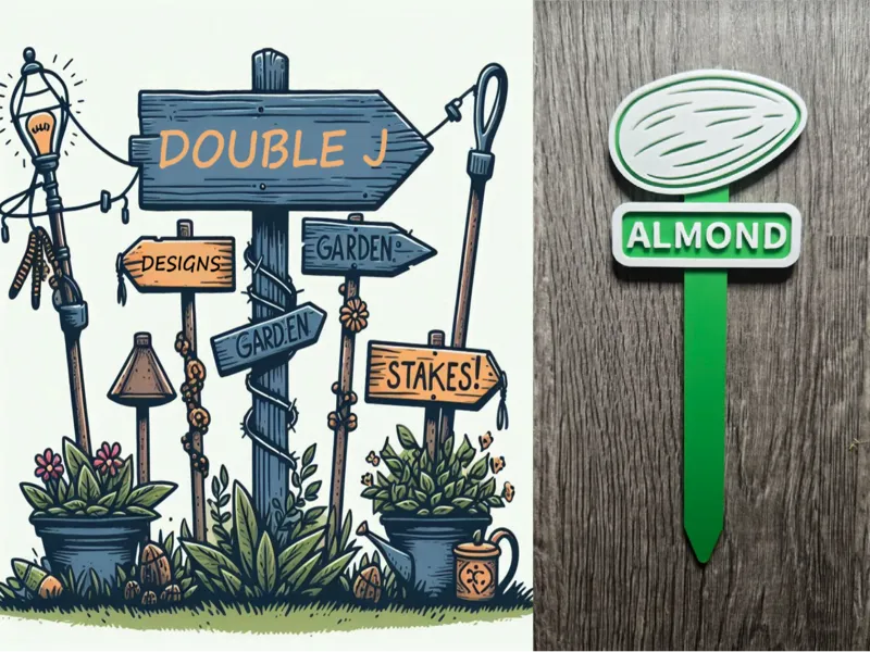ALMOND - Garden Stake