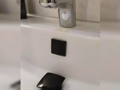 Elegant Sink Overflow Cover