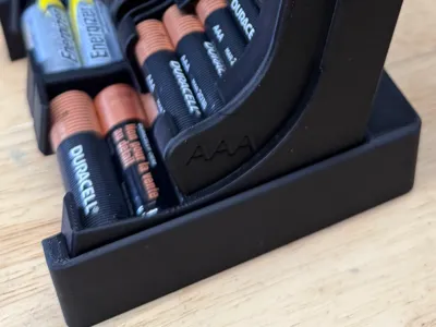 Battery Holder Tray (single, double, triple)