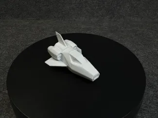 Low Poly Space Ship