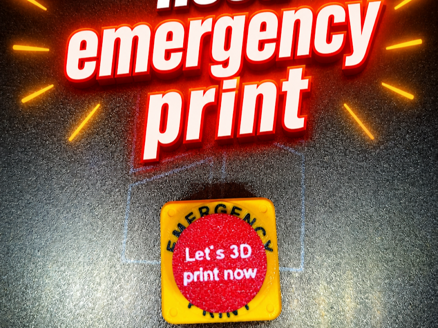 EMERGENCY PRINT BUTTON