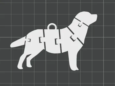 Golden Retriever Print in place