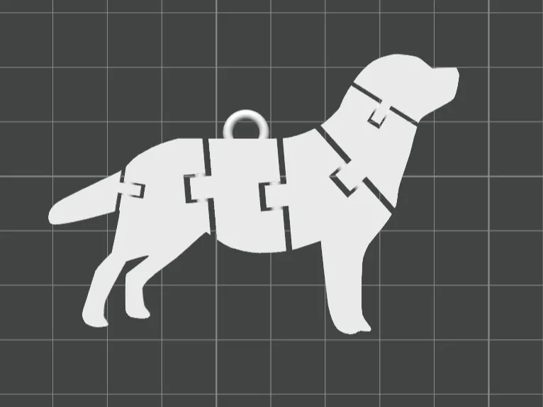 Golden Retriever Print in place