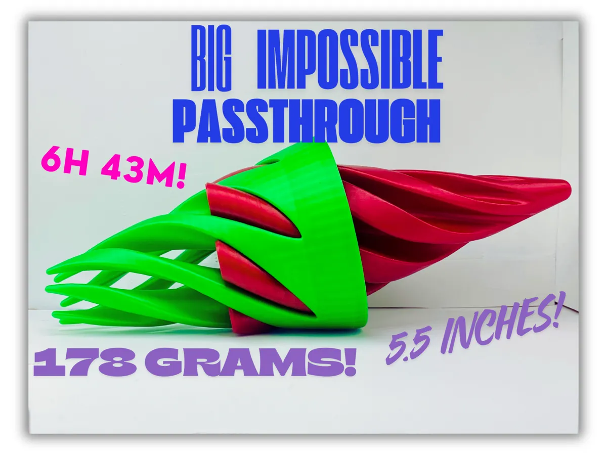 Passe-tout impossible géant, fidget toy