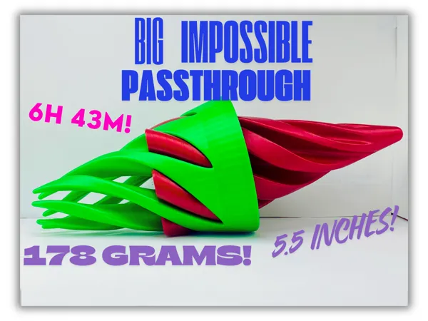 Passe-tout impossible géant, fidget toy