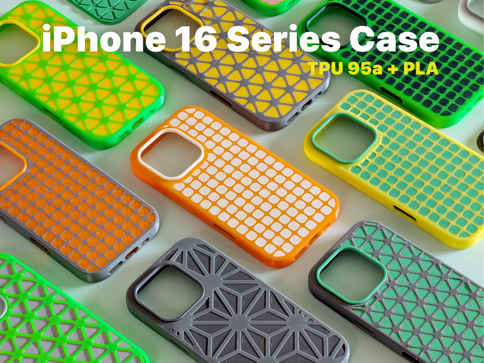 iPhone 16 /Pro/Max TPU + PLA Phone Case