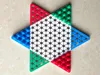 Three-color Chinese Checkers with Paths Set