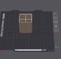 Bac de base Gridfinity - 4 compartiments — photo 5