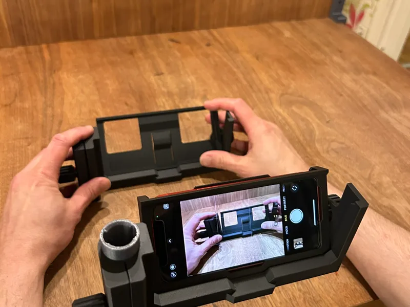 iPhone holder for instruction videos- 16 Pro