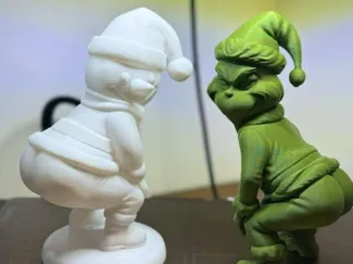 Twerking Grinch – Funny Christmas 3D Print Model