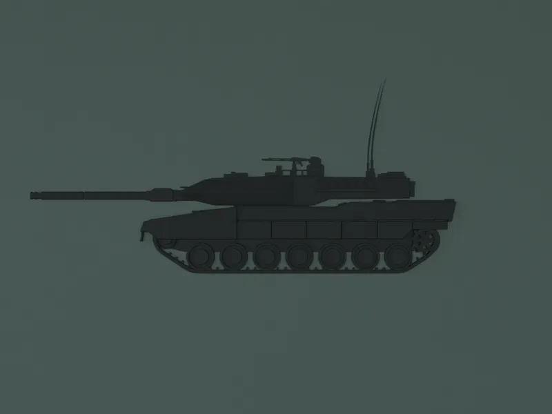 Leopard 2A7 Wall Art